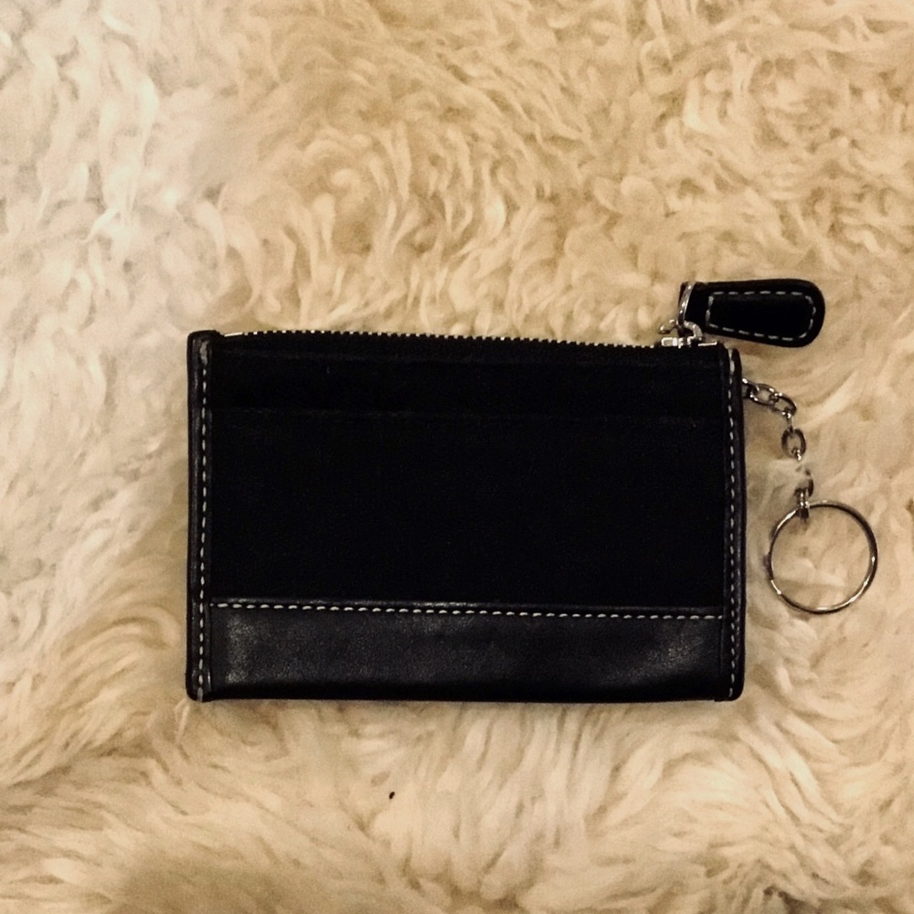 Coach card and coin case